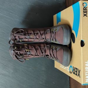 Xero Mika Ladies Barefoot Boots Chocolate Plum